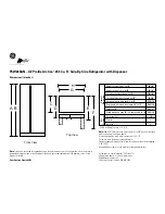 Preview for 1 page of GE Profile Arctica PSW26SGN Dimension Manual