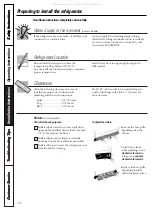 Preview for 14 page of GE Profile CustomStyle 18 Owner'S Manual