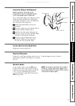 Preview for 17 page of GE Profile CustomStyle 18 Owner'S Manual