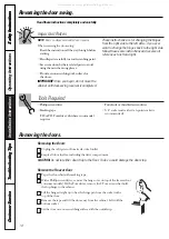 Preview for 18 page of GE Profile CustomStyle 18 Owner'S Manual