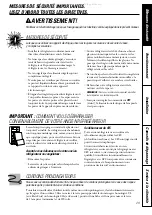 Preview for 29 page of GE Profile CustomStyle 18 Owner'S Manual