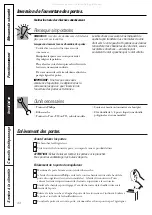 Preview for 44 page of GE Profile CustomStyle 18 Owner'S Manual