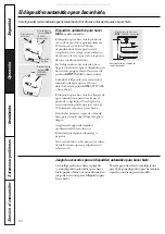 Preview for 62 page of GE Profile CustomStyle 18 Owner'S Manual