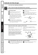 Preview for 68 page of GE Profile CustomStyle 18 Owner'S Manual