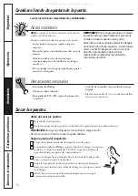 Preview for 70 page of GE Profile CustomStyle 18 Owner'S Manual