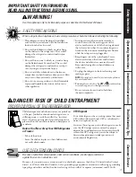 Preview for 3 page of GE Profile CustomStyle 24 Series Owner'S Manual