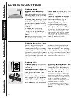 Preview for 16 page of GE Profile CustomStyle 24 Series Owner'S Manual