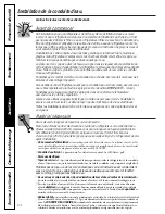 Preview for 64 page of GE Profile CustomStyle 24 Series Owner'S Manual