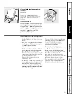 Preview for 87 page of GE Profile CustomStyle 24 Series Owner'S Manual