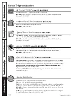 Preview for 108 page of GE Profile CustomStyle 24 Series Owner'S Manual