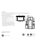 Preview for 2 page of GE Profile CustomStyle ENERGY STAR PSC23PSS Dimensions And Installation Information