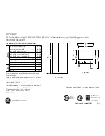 Preview for 1 page of GE Profile CustomStyle PSC23PSTSS Dimensions And Installation Information