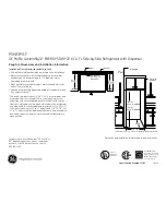 Preview for 2 page of GE Profile CustomStyle PSH23PGT Dimensions And Installation Information