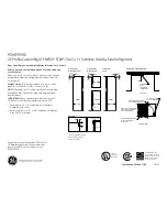 Preview for 3 page of GE Profile CustomStyle PSH25MGS Dimensions And Installation Information