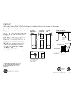 Preview for 4 page of GE Profile CustomStyle PSI23NSTSV Dimensions And Installation Information