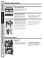 Preview for 8 page of GE Profile CustomStyle PTI22MBML Owner'S Manual And Installation Instructions