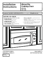 Preview for 7 page of GE Profile CVM1790 Installation Manual