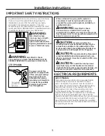 Preview for 9 page of GE Profile CVM1790 Installation Manual