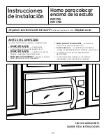 Preview for 155 page of GE Profile CVM1790 Installation Manual