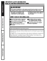 Preview for 2 page of GE Profile DNSB514 Owner'S Manual