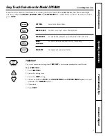 Preview for 7 page of GE Profile DPSB620 Owner'S Manual