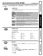 Preview for 9 page of GE Profile DPSB620 Owner'S Manual