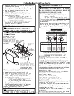 Preview for 3 page of GE Profile DPSB620ECCC Installation Instructions Manual