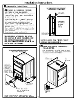 Preview for 4 page of GE Profile DPSB620ECCC Installation Instructions Manual