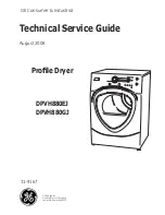 GE Profile DPVH880EJ Technical Service Manual preview