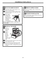 Preview for 45 page of GE Profile DPVH880GJ Owner'S Manual & Installation Instructions