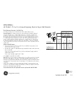 Preview for 3 page of GE Profile DPVH890EJ Dimensions And Installation Information