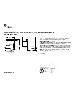 GE Profile DPXH46GACC/WW Dimension Manual preview