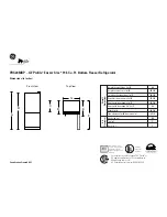 GE Profile ENERGY STAR PDS20MBP Dimensions preview