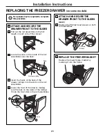 Предварительный просмотр 23 страницы GE Profile ENERGY STAR PDS22MBW Owner'S Manual And Installation Instructions