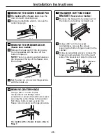 Preview for 25 page of GE Profile ENERGY STAR PDS22MBW Owner'S Manual And Installation Instructions