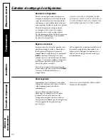 Preview for 60 page of GE Profile ENERGY STAR PDS22MBW Owner'S Manual And Installation Instructions