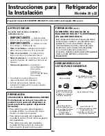 Предварительный просмотр 104 страницы GE Profile ENERGY STAR PDS22MBW Owner'S Manual And Installation Instructions