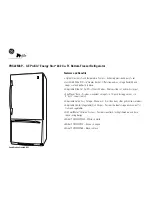 Preview for 2 page of GE Profile Energy Star PDS22MCP Dimensions