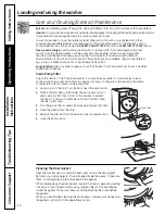 Предварительный просмотр 12 страницы GE Profile ENERGY STAR WPDH8800J Owner'S Manual & Installation Instructions