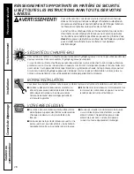 Предварительный просмотр 28 страницы GE Profile ENERGY STAR WPDH8800J Owner'S Manual & Installation Instructions