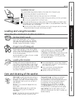 Предварительный просмотр 7 страницы GE Profile ENERGY STAR WPRE6150K Owner'S Manual