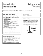 Preview for 8 page of GE Profile GTR12HBX Owner'S Manual