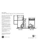 Preview for 1 page of GE Profile Harmony DPGT750GCPL Dimensions And Installation Information