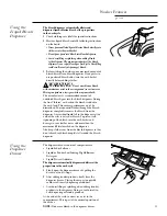 Preview for 15 page of GE Profile Harmony WPGT9350C Owner'S Manual And Installation Instructions