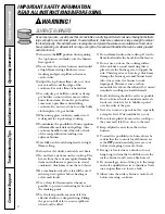 Preview for 6 page of GE Profile J2B918 Installation & Owner'S Instructions