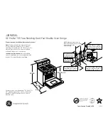 GE Profile J2B918SELSS Dimensions And Installation Information preview