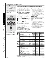 Preview for 20 page of GE Profile J2S968 SERIES Owner'S Manual