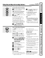 Preview for 21 page of GE Profile J2S968 SERIES Owner'S Manual