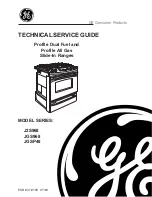 Preview for 1 page of GE Profile J2S968 SERIES Technical Service Manual