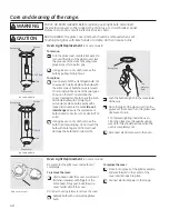 Preview for 40 page of GE Profile JB900BKBB Owner'S Manual